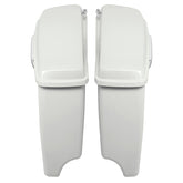 HR3 Bonneville salt pearl CVO Stretched Saddlebags For 14-23 Harley Touring